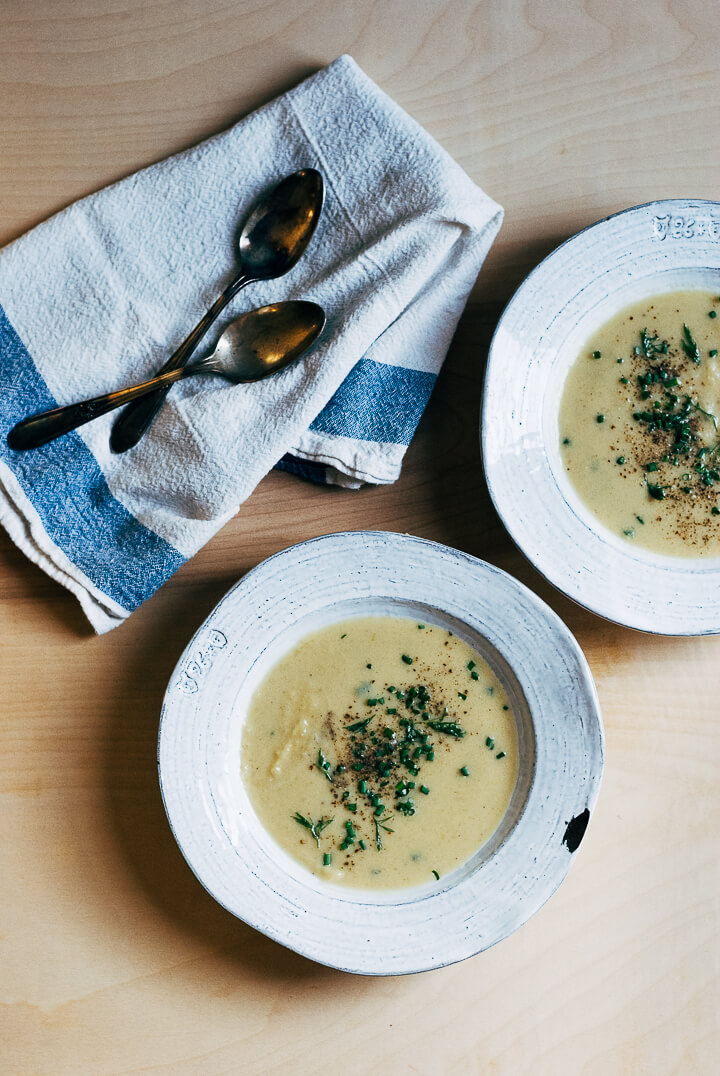 potato, leek and fennel soup // brooklyn supper