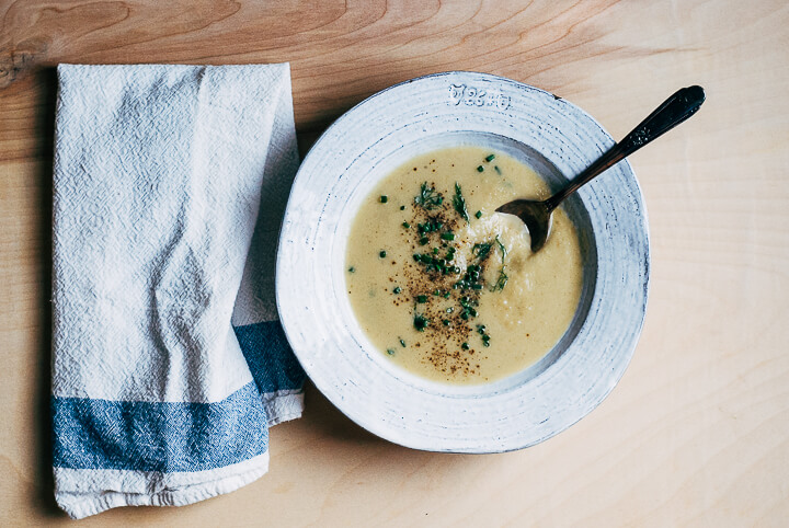 potato, leek and fennel soup // brooklyn supper