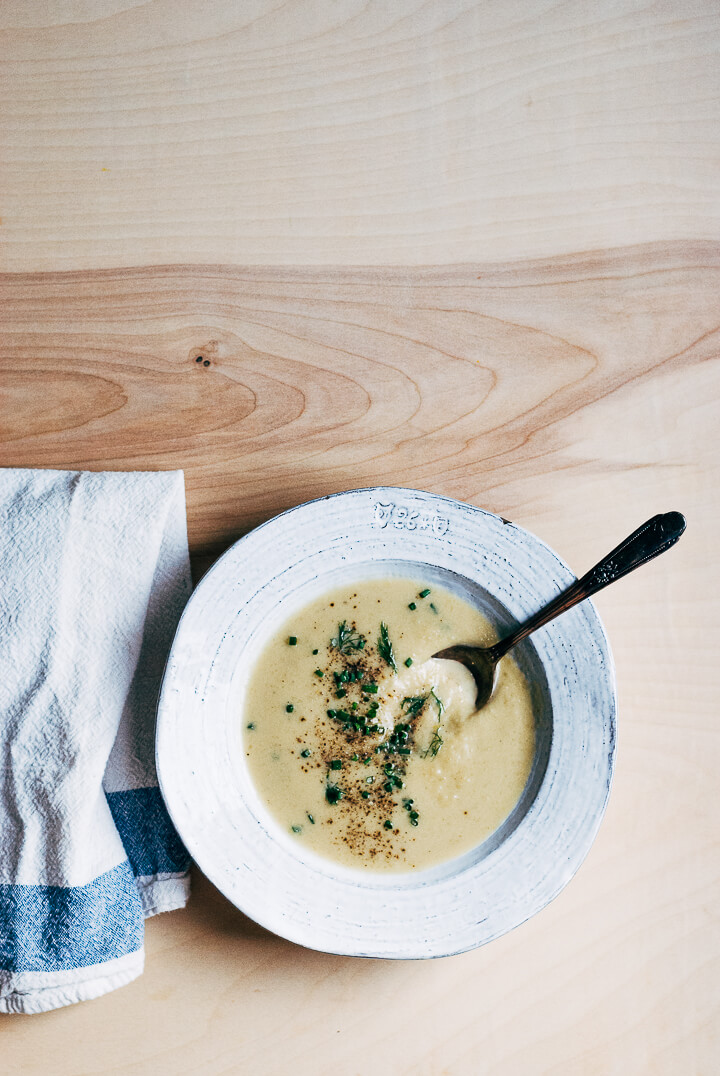 potato, leek and fennel soup // brooklyn supper