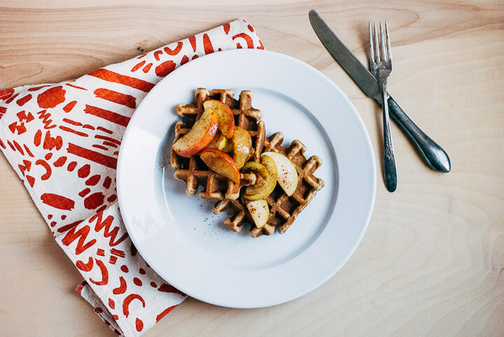 spiced apple waffles // brooklyn supper