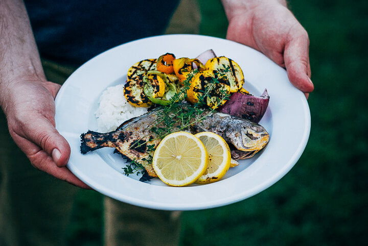 grilled pampano and summer vegetables // brooklyn supper