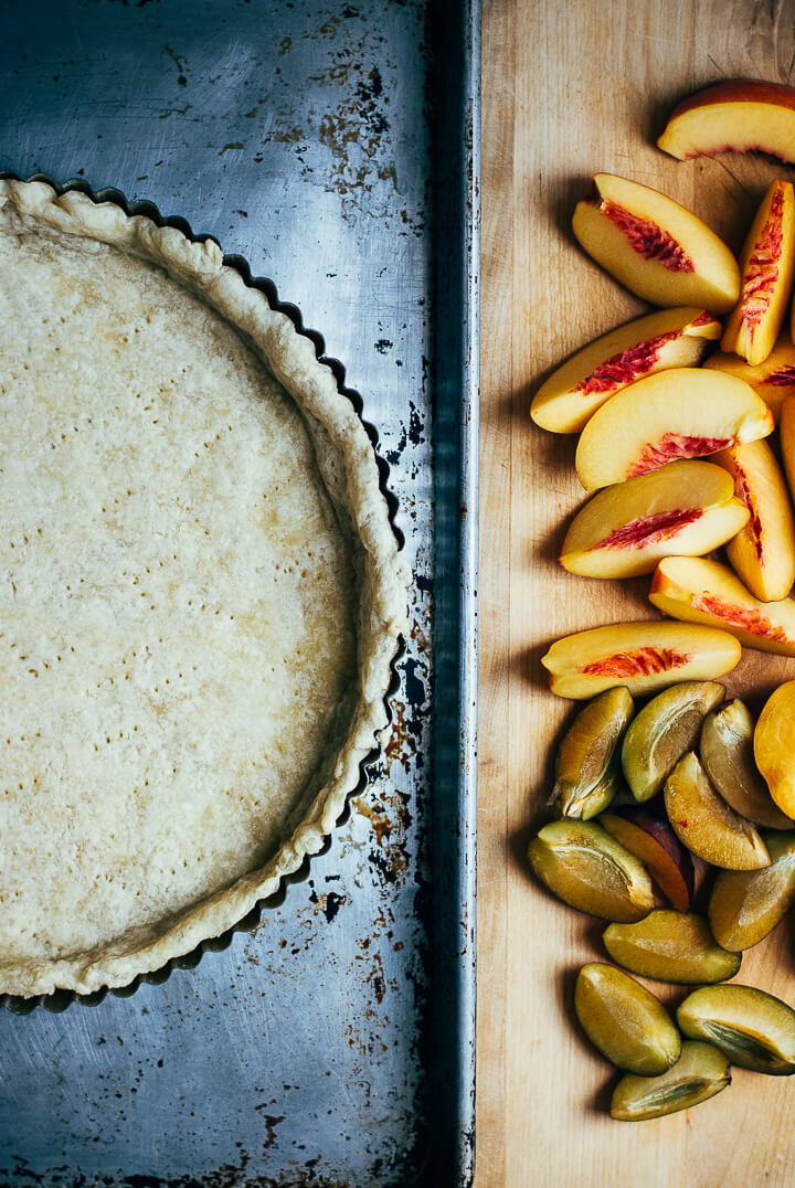 brown butter nectarine tart // brooklyn supper