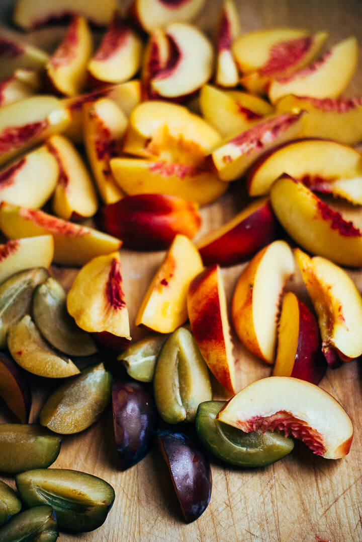 brown butter nectarine tart // brooklyn supper