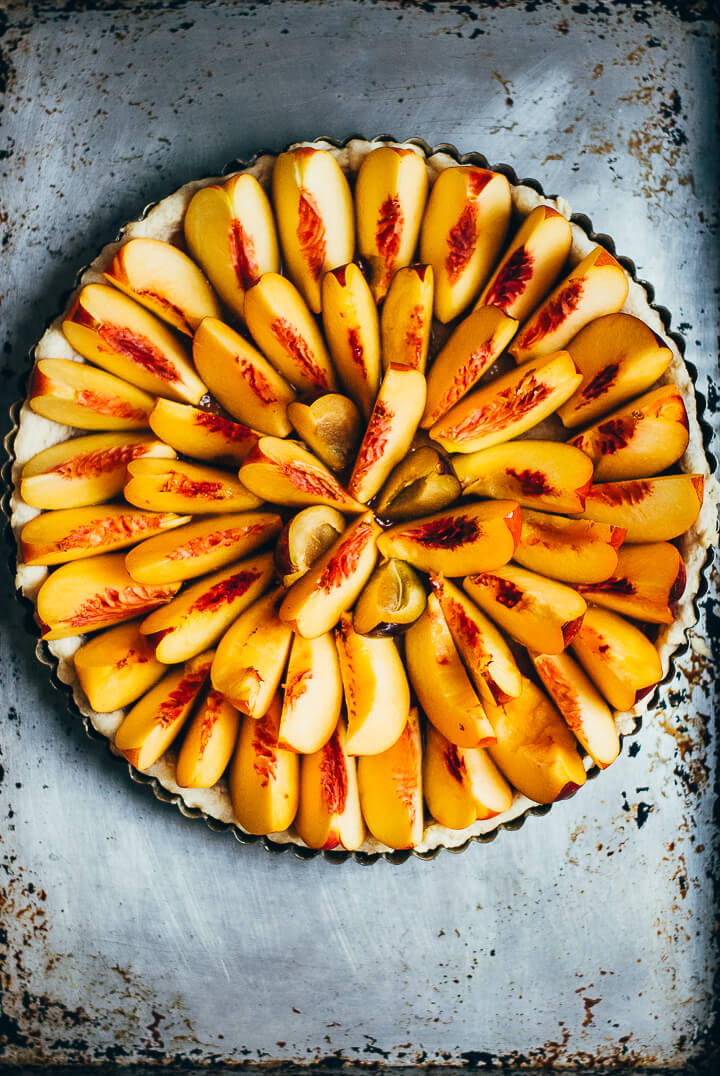 brown butter nectarine tart // brooklyn supper