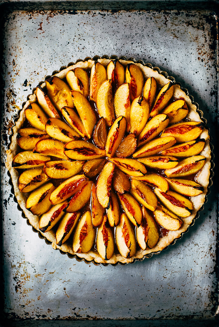 brown butter nectarine tart // brooklyn supper