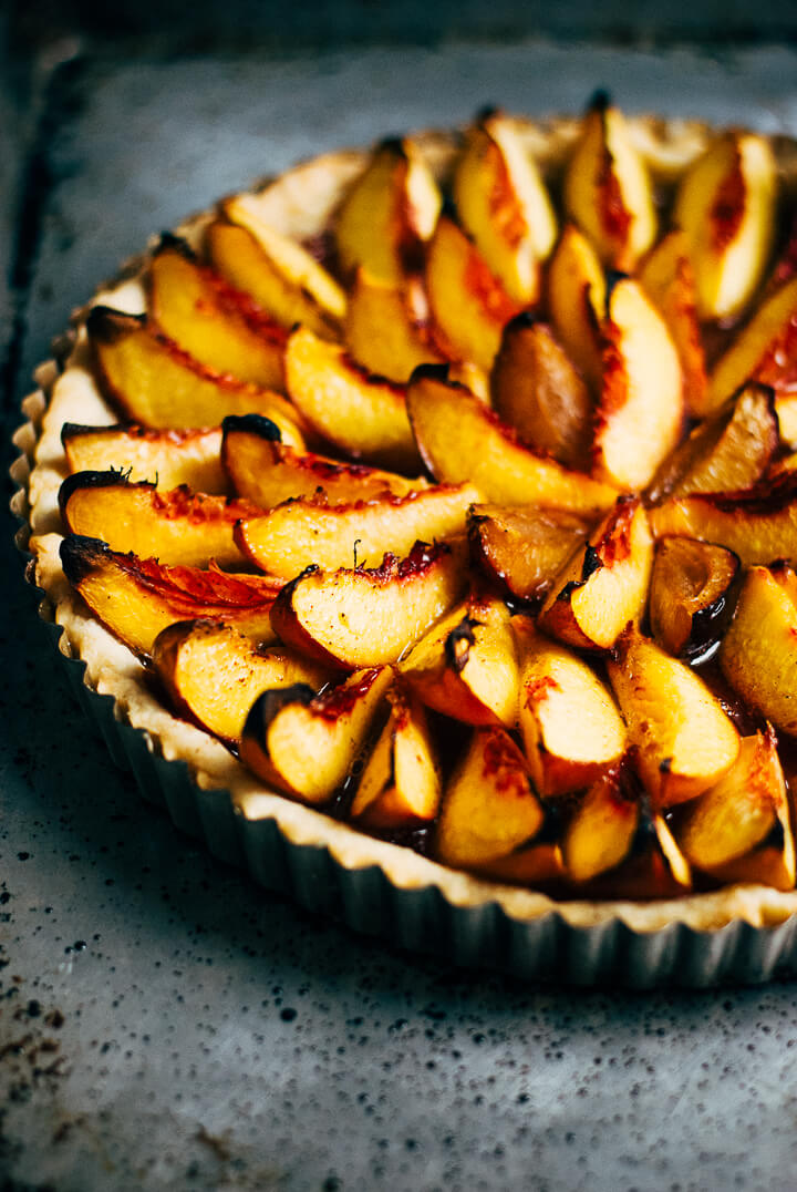 brown butter nectarine tart // brooklyn supper