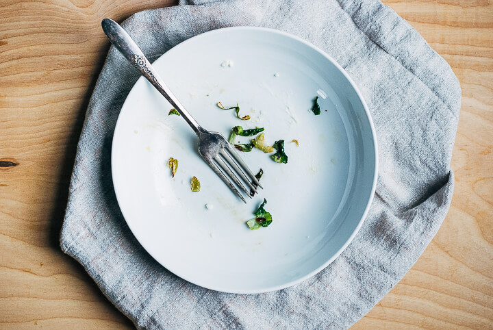 maple roasted brussels sprout and quince salad // brooklyn supper