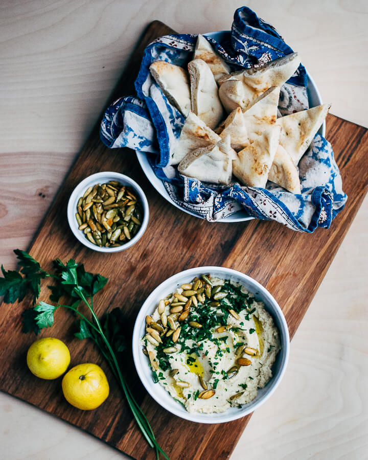 roasted cauliflower and garlic dip // brooklyn supper