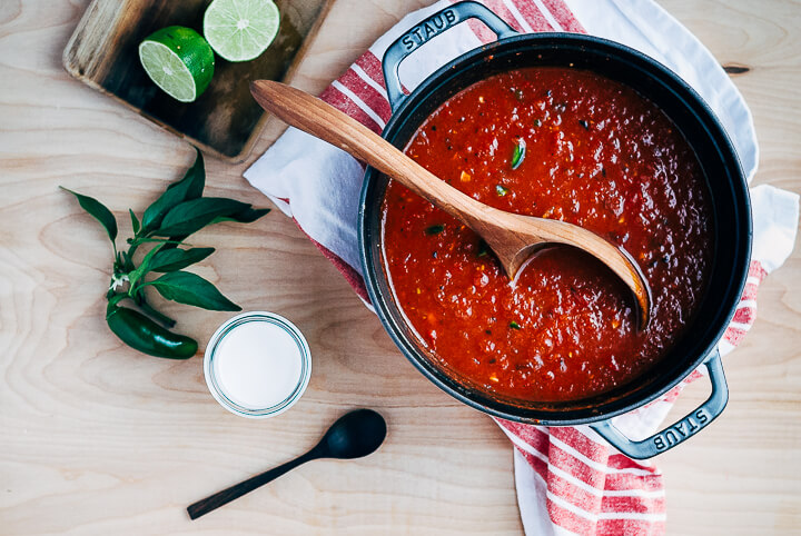 roasted red pepper and tomato soup // brooklyn supper