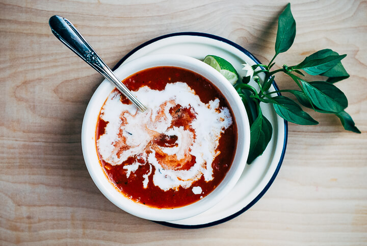 Simple Roasted Tomato Soup - Brooklyn Supper