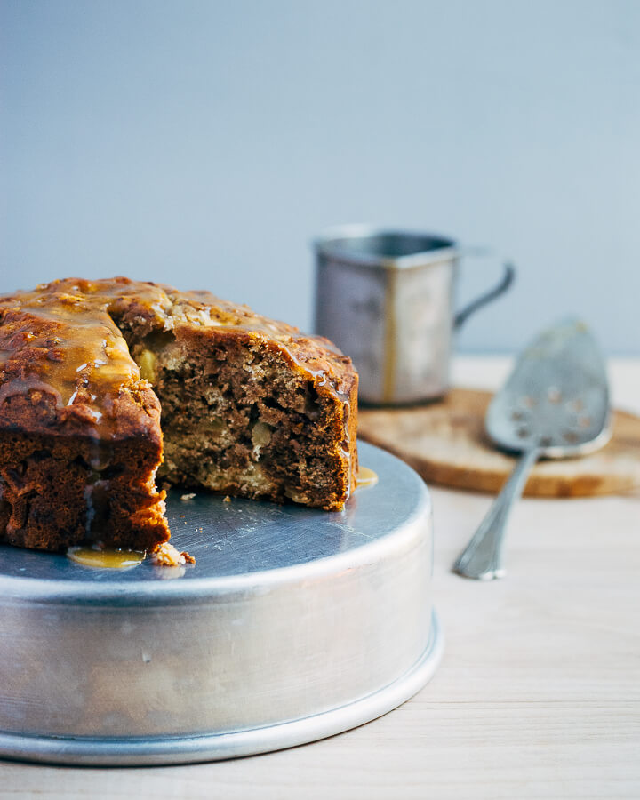 sticky apple date cake // brooklyn supper