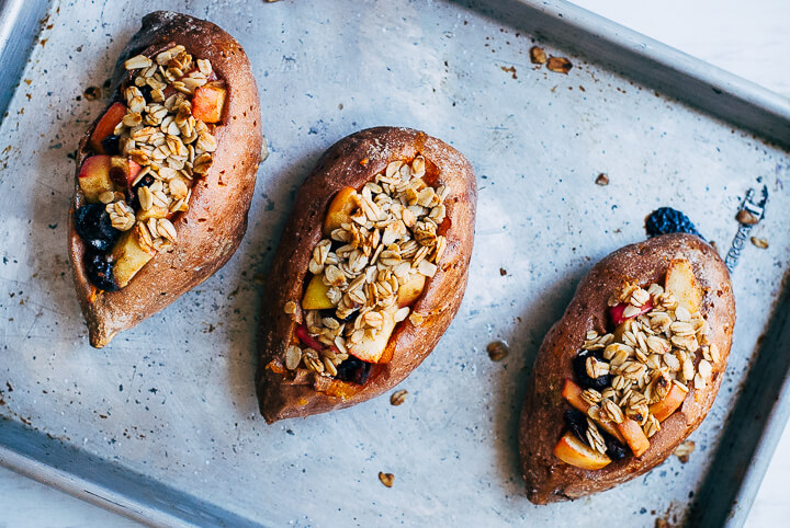 apple cranberry loaded sweet potatoes // brooklyn supper