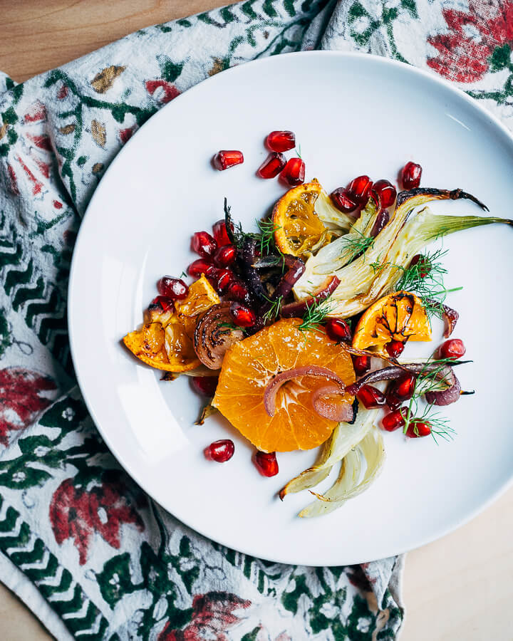 roasted fennel and satsuma orange salad // brooklyn supper