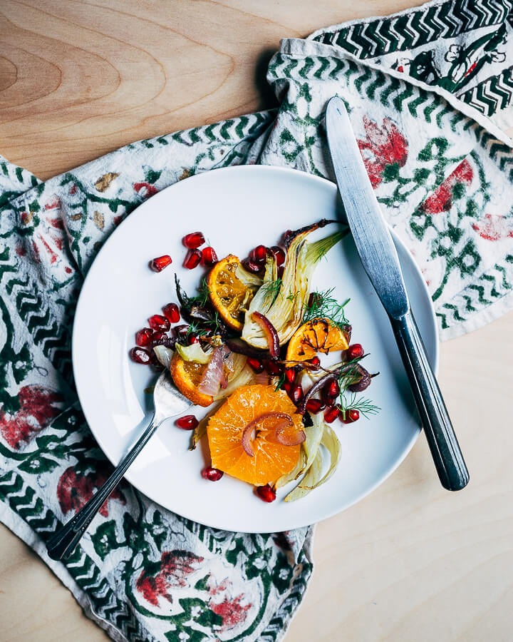 roasted fennel and satsuma orange salad // brooklyn supper