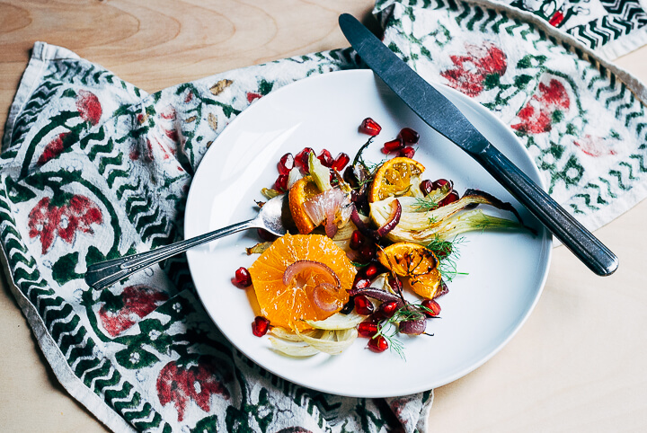 roasted fennel and satsuma orange salad // brooklyn supper