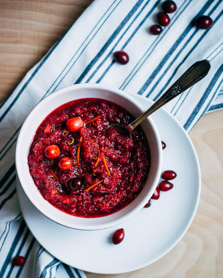 fresh cranberry relish // brooklyn supper