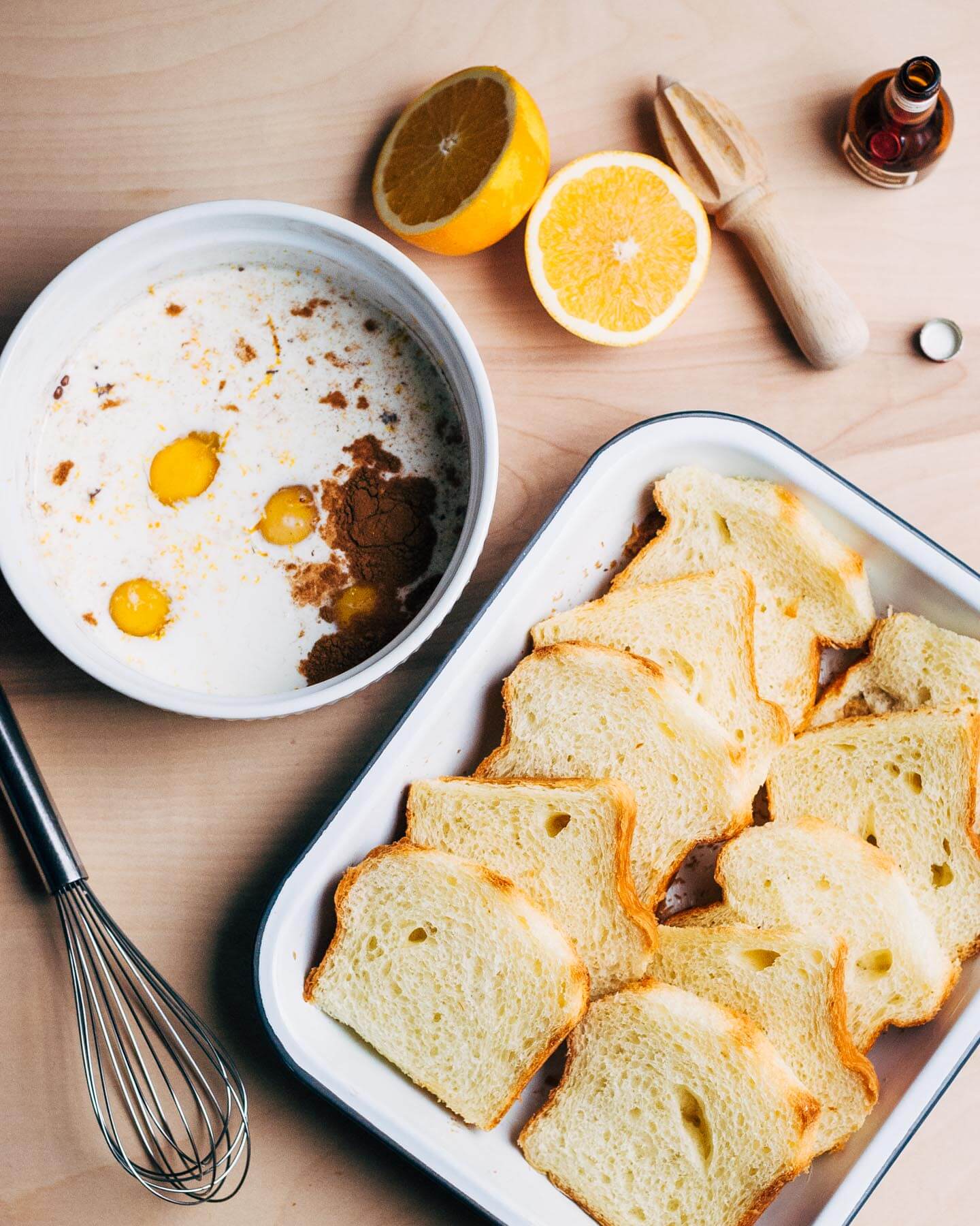 cinnamon orange baked french toast // brooklyn supper