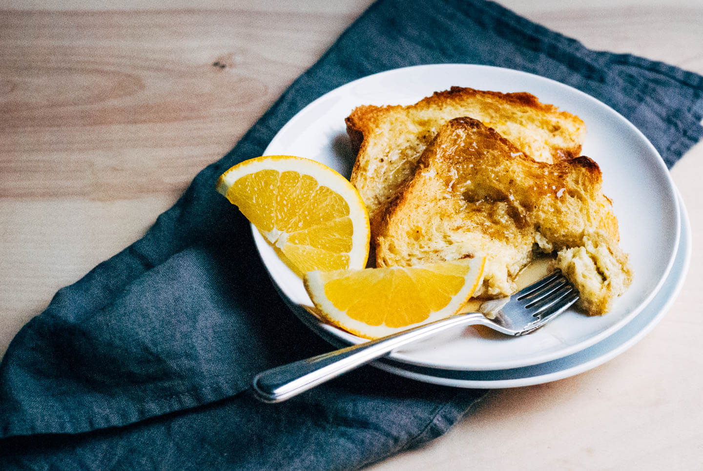 cinnamon orange baked french toast // brooklyn supper
