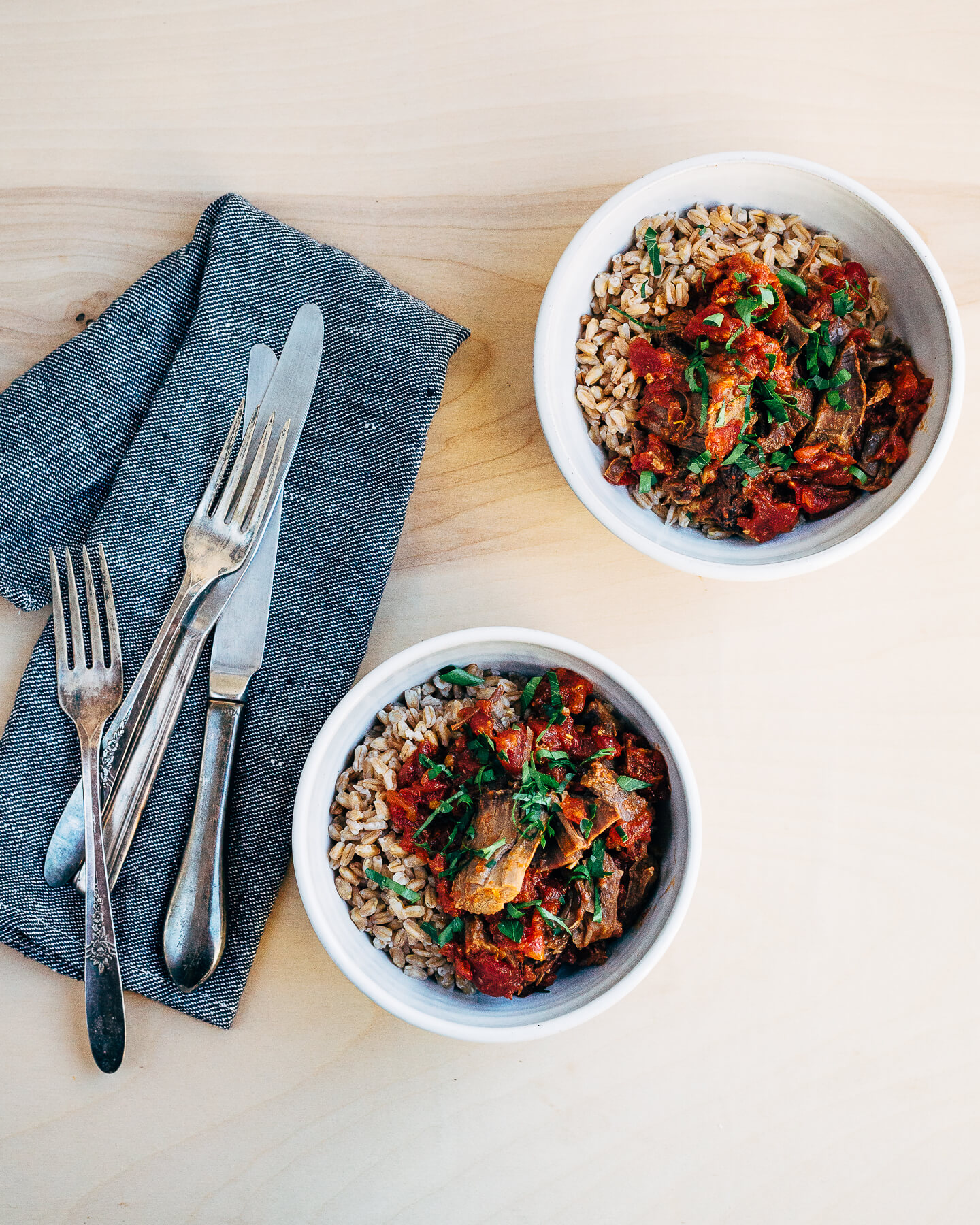 oven-braised beef brisket in tomatoes // brooklyn supper