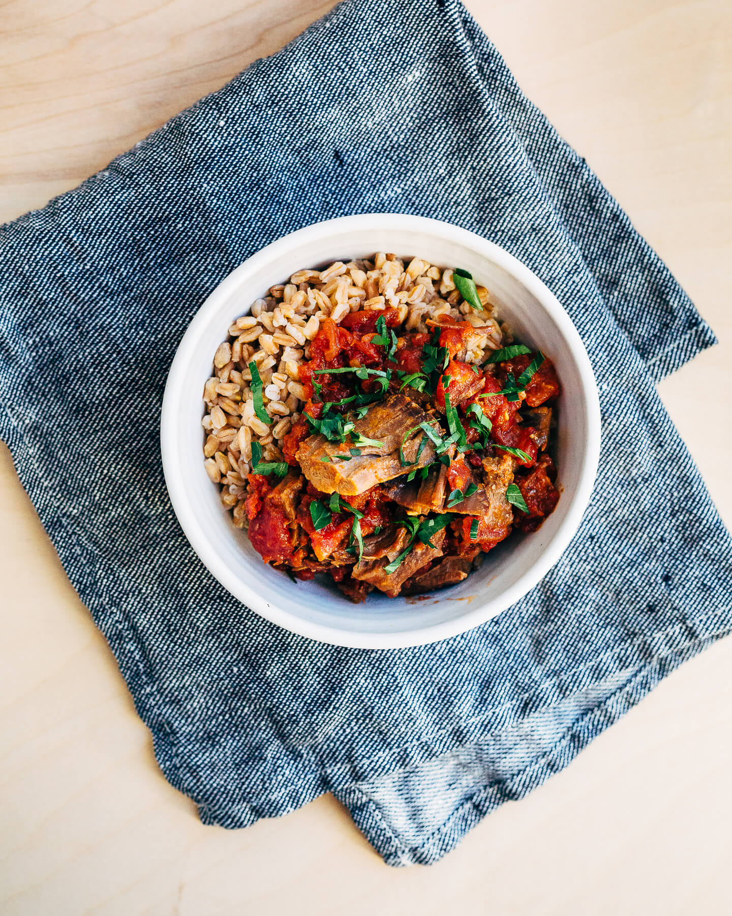 oven-braised beef brisket in tomatoes // brooklyn supper