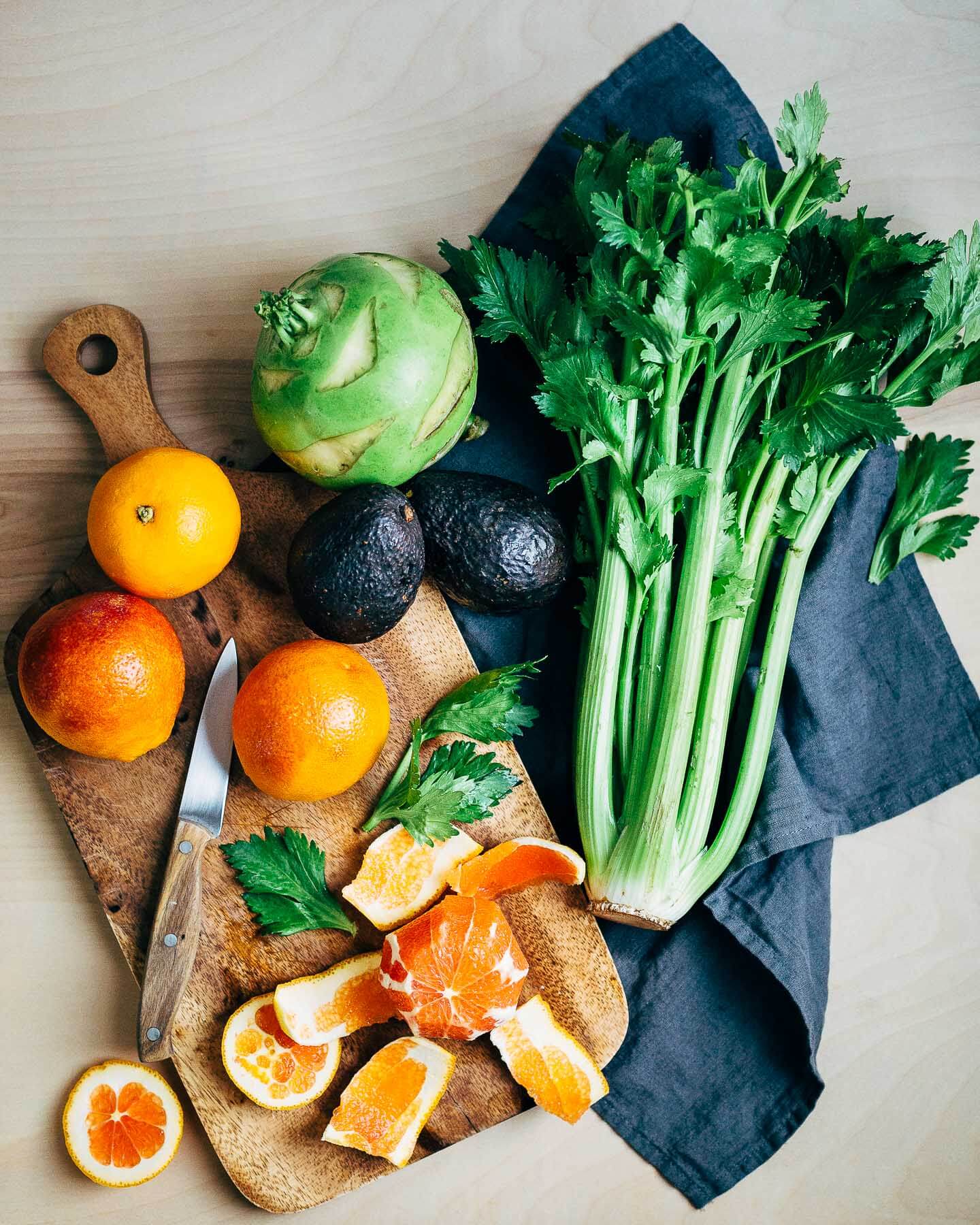 kohlrabi, avocado, and citrus salad // brooklyn supper