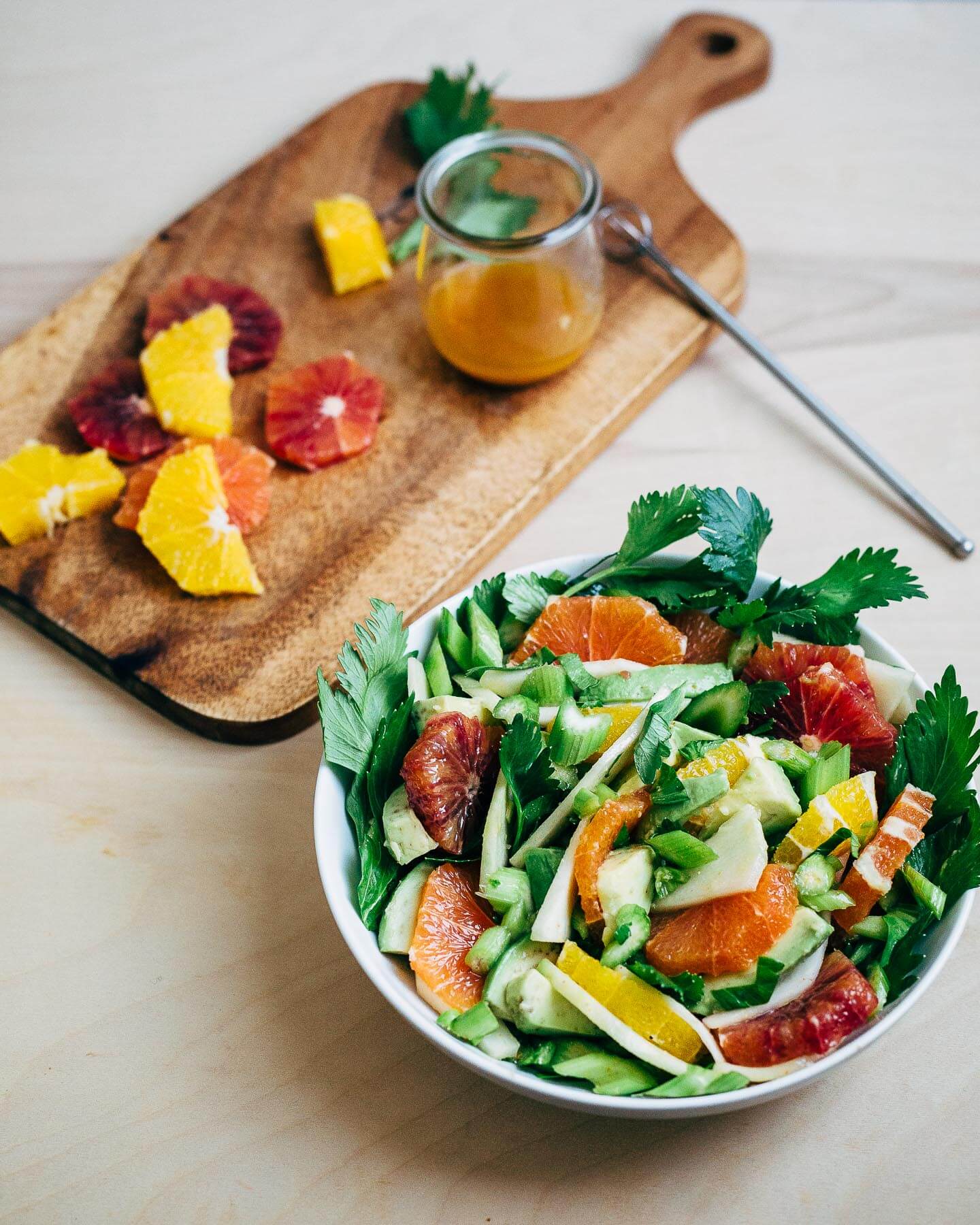 kohlrabi, avocado, and citrus salad // brooklyn supper