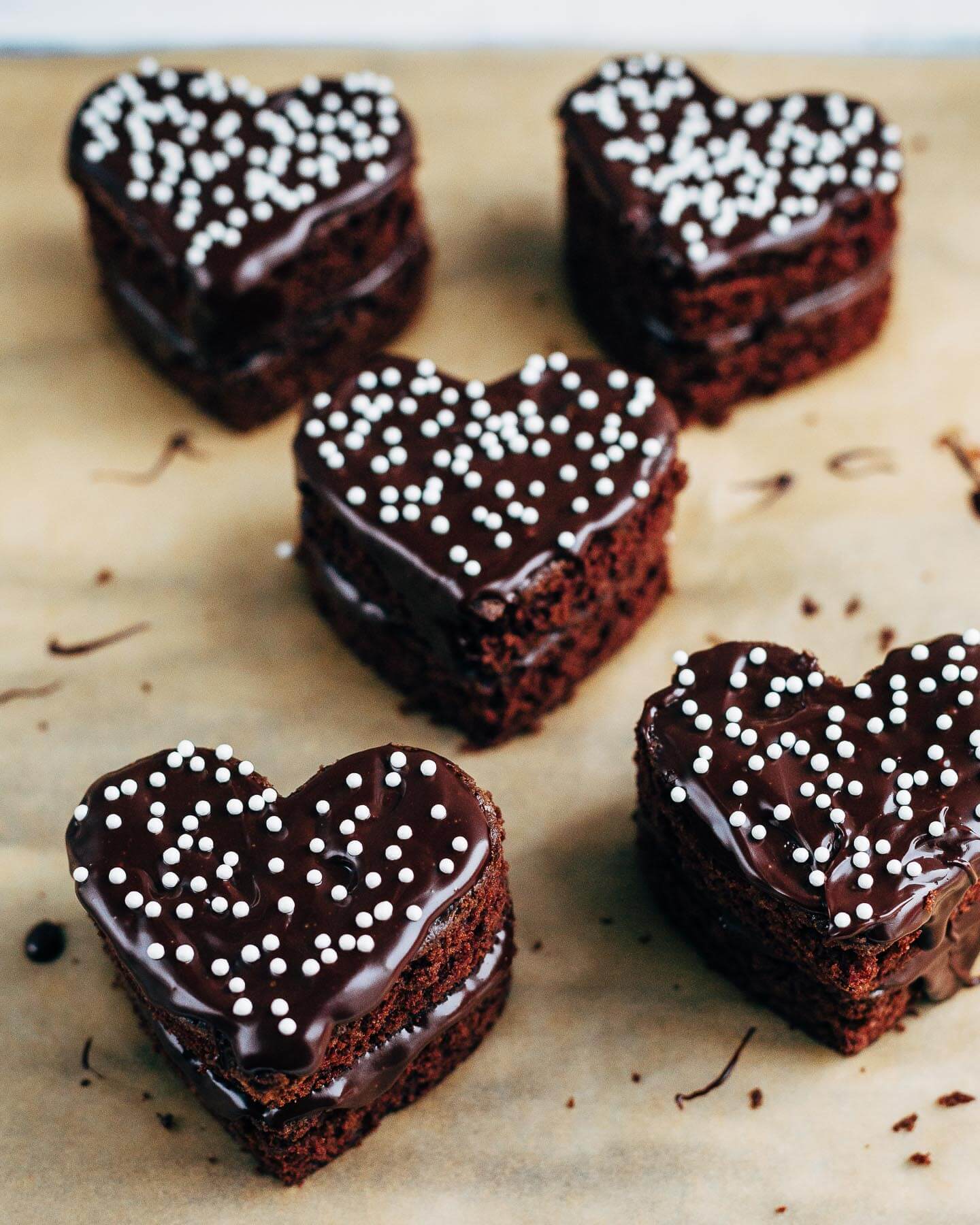 vegan chocolate mini cakes with coconut milk ganache // brooklyn supper