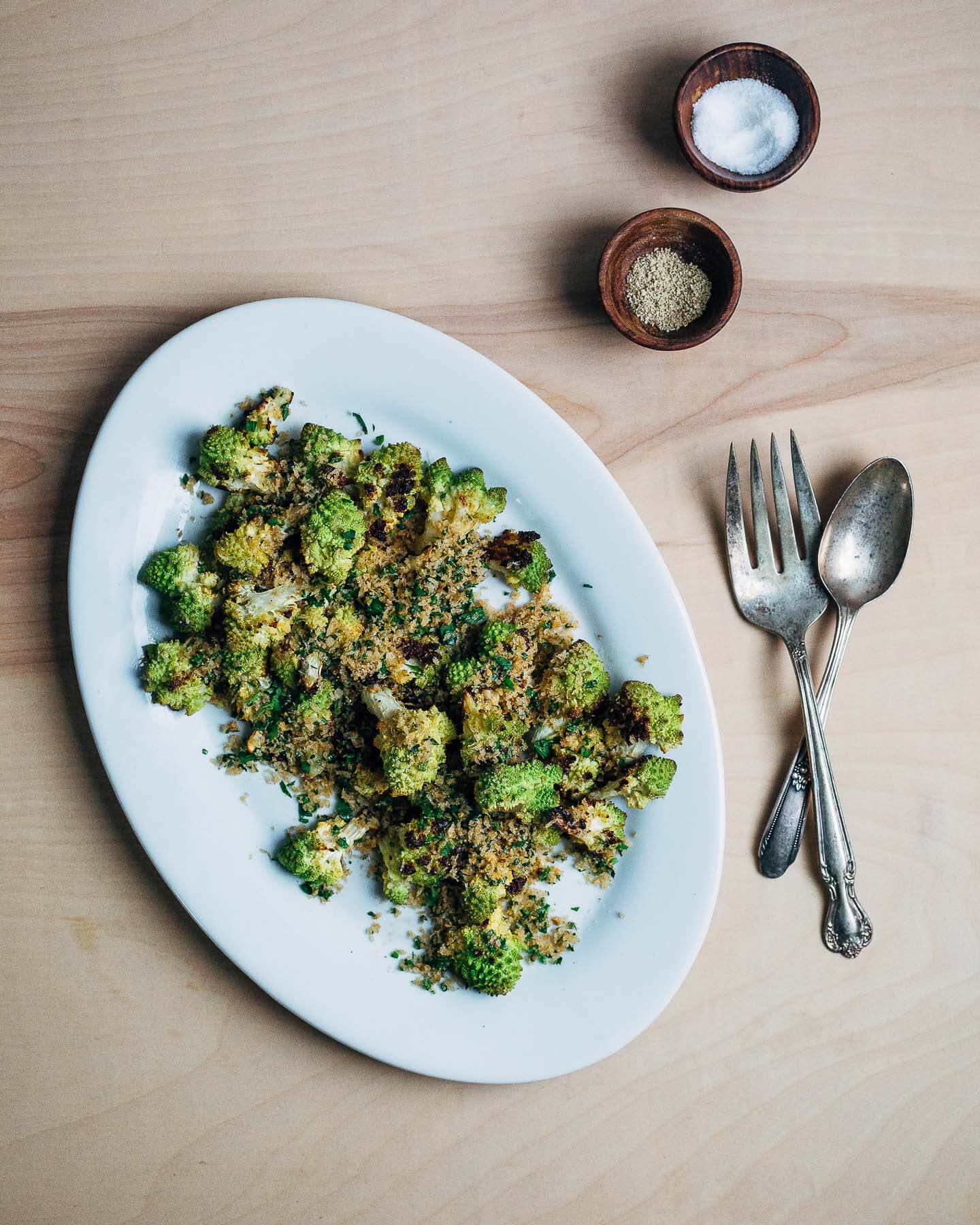 romanesco with brown butter toasted panko // brooklyn supper