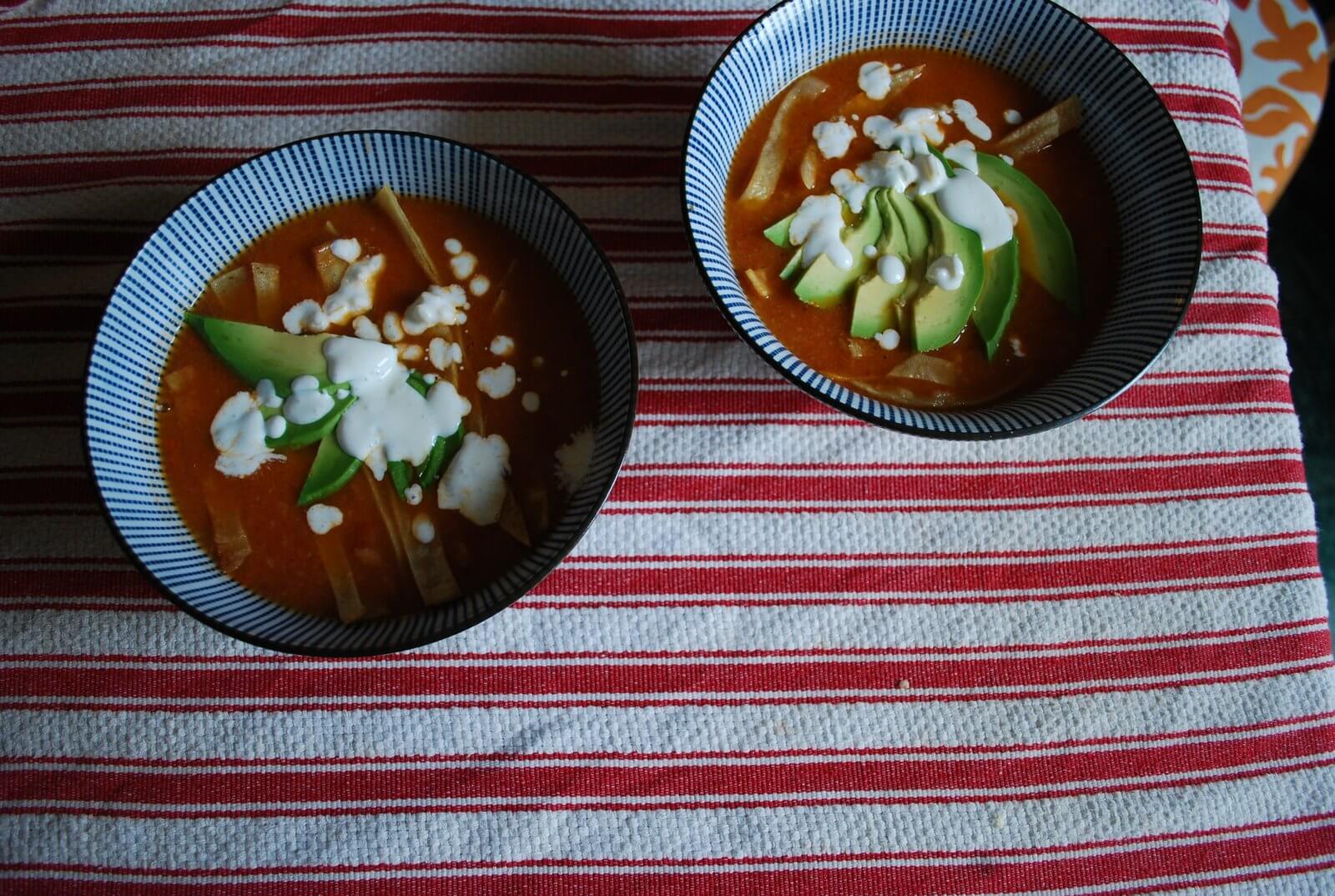 A satisfying tortilla soup recipe that’s perfect for rainy days.