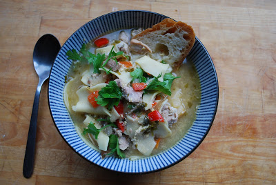 Creamy Chicken and Wild Rice Soup - Brooklyn Supper