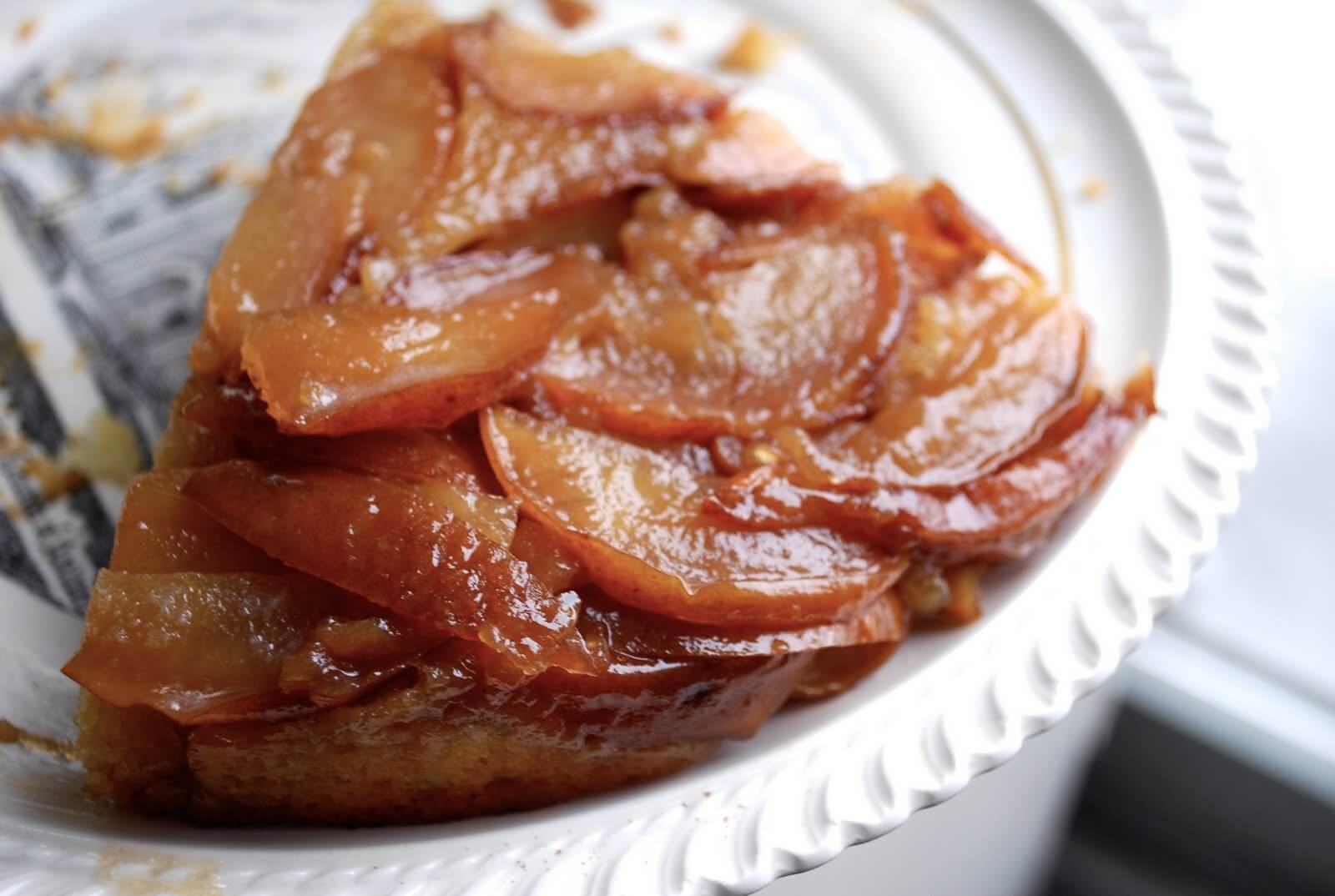 Part cake, part pudding, this tender apple and pear upside-down cake is suffused with vanilla bean and the flavors of perfectly ripe apples and pears. 