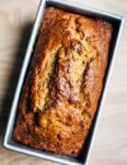 A basic banana bread recipe with just a hint of spice.