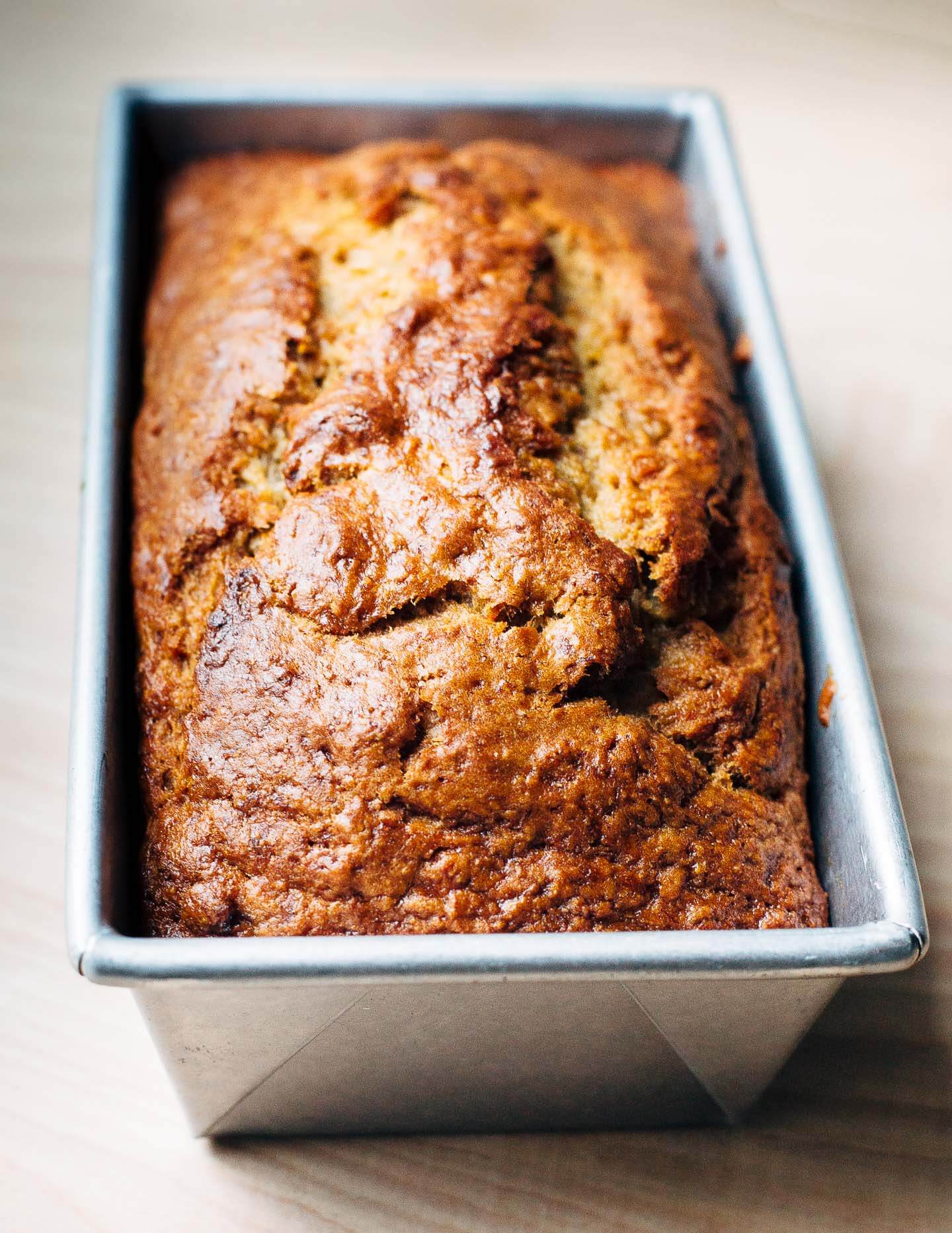 This basic banana bread recipe is perfect for folks who are new to baking.