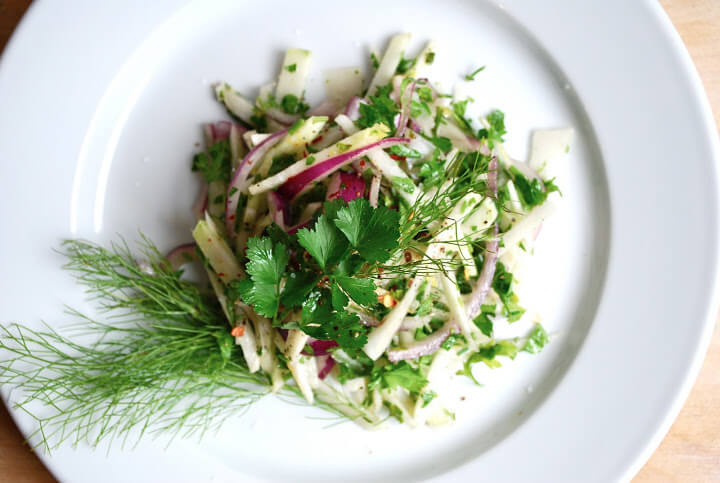 fennel and kohlrabi salad // brooklyn supper