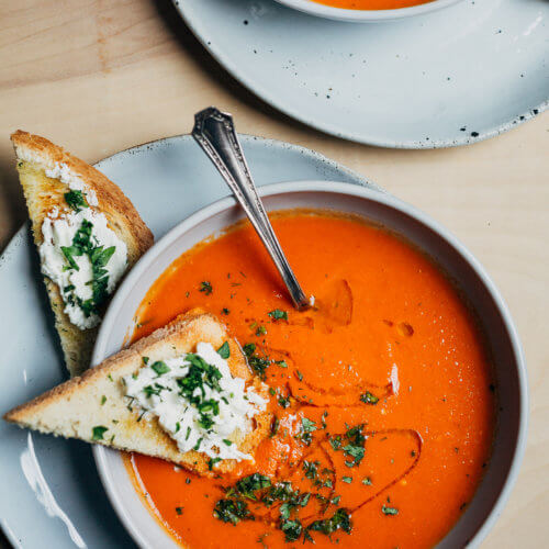 Simple Roasted Tomato Soup - Brooklyn Supper