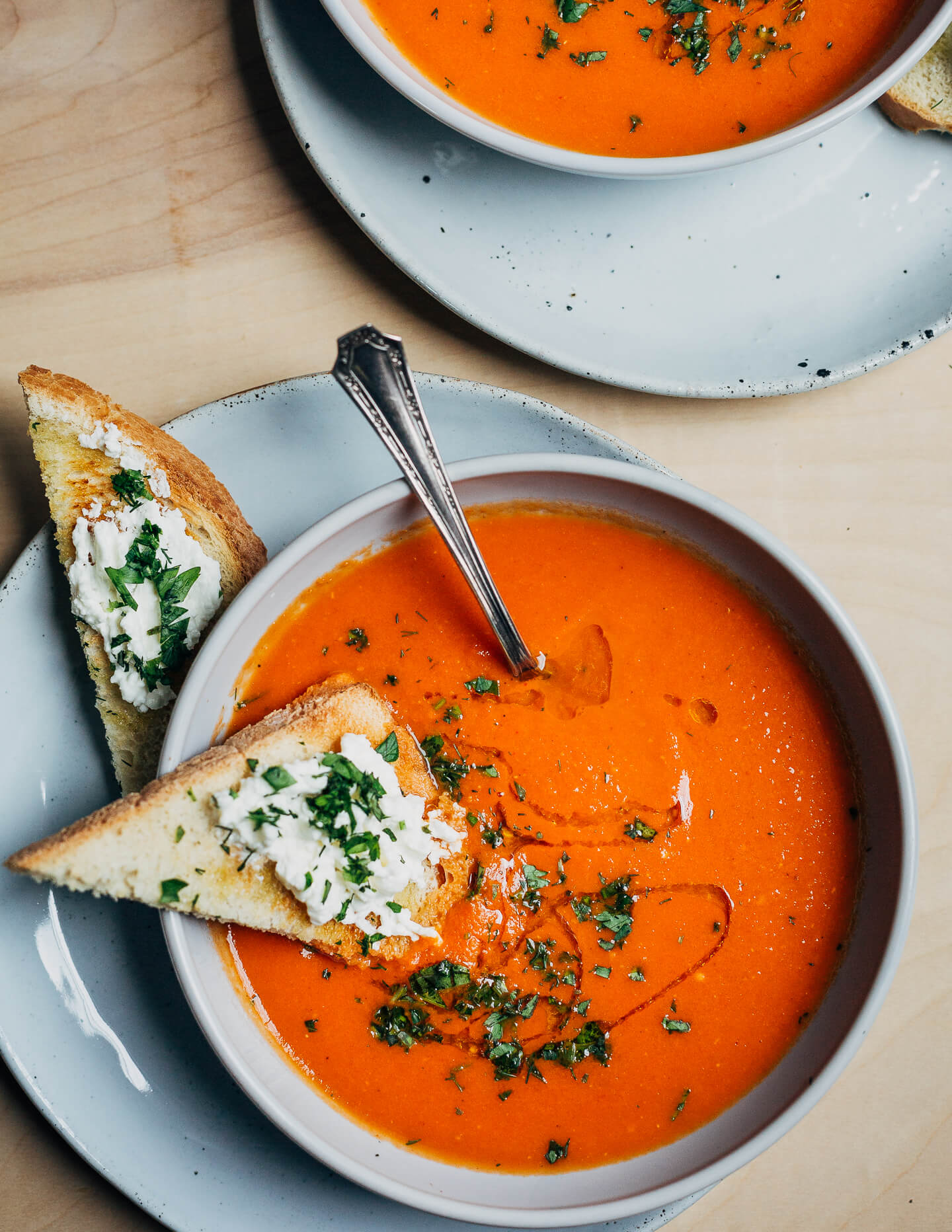 Simple Roasted Tomato Soup - Brooklyn Supper
