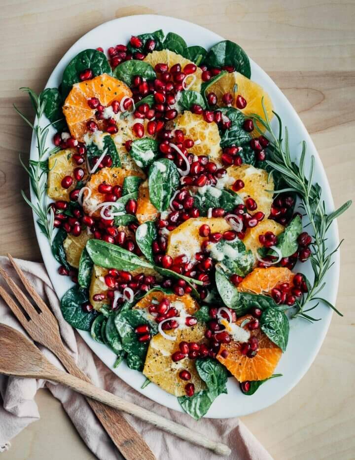 Orange And Pomegranate Salad - Brooklyn Supper