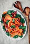 Radicchio, carrot, and Cara Cara salad