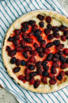 An incredibly easy blackberry tart recipe brimming with all the goodness of fresh fruit simply prepared.