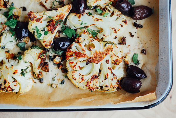 Roasted cauliflower