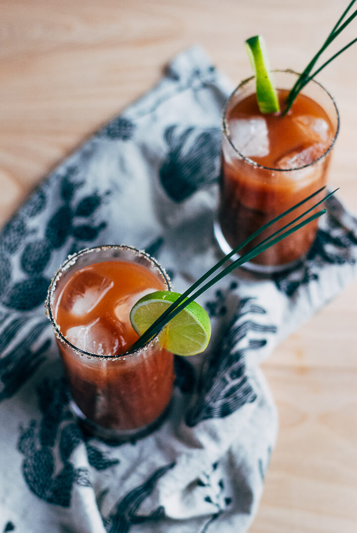 Big Batch Bloody Mary (Easy Pitcher Recipe) - Cup of Zest