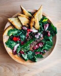 steak and kale salad with spring herb chimichurri // brooklyn supper