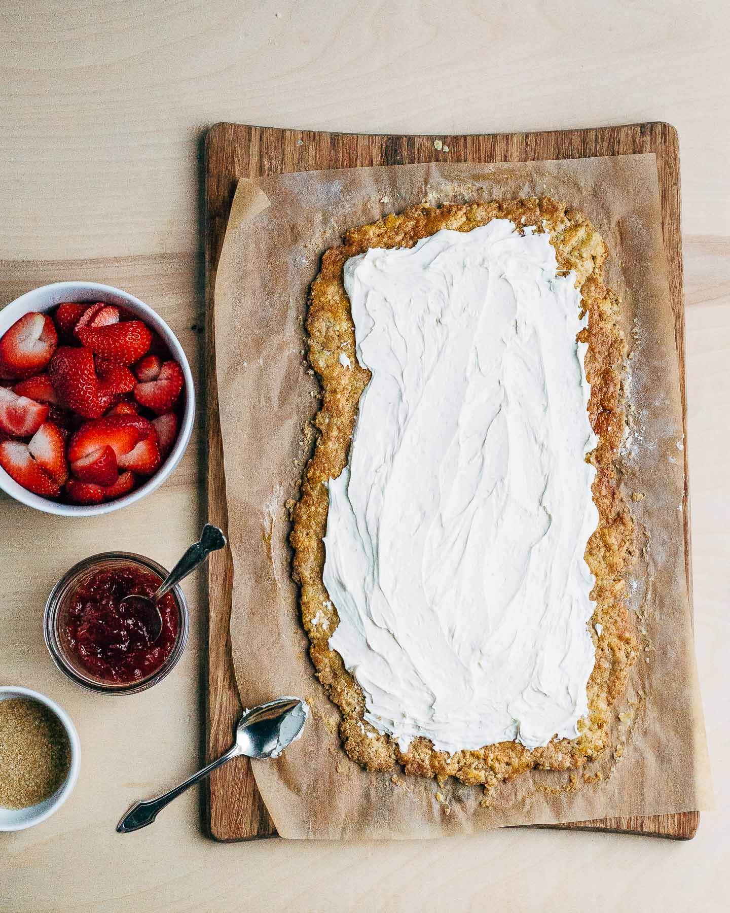 simplest strawberry tart from sweeter off the vine // brooklyn supper