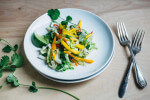 mango slaw with roasted garlic lime dressing // brooklyn supper