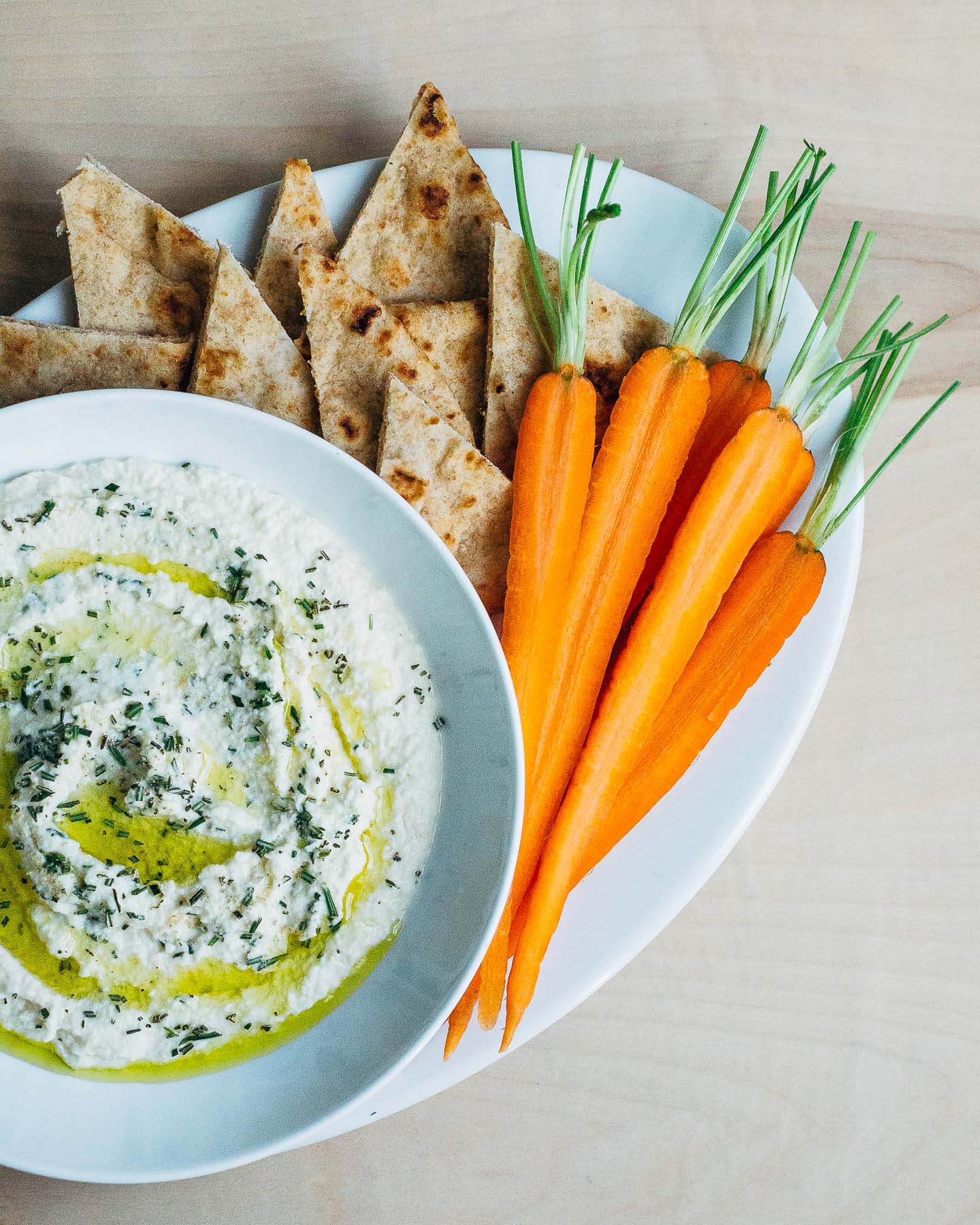 roasted cauliflower and labneh spread // brooklyn supper