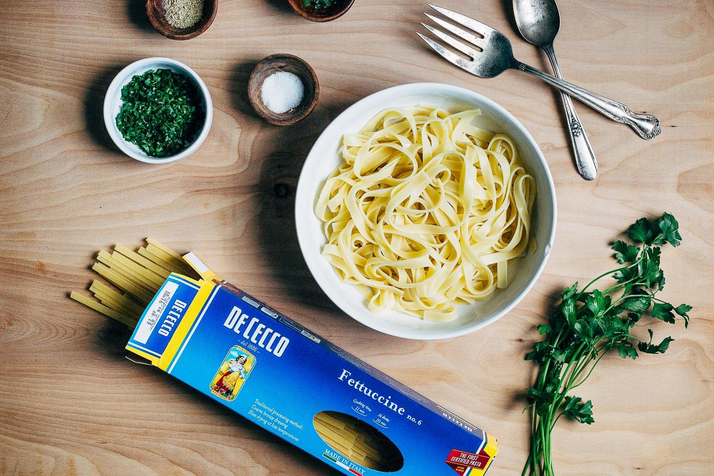 spring fettuccine primavera // brooklyn supper