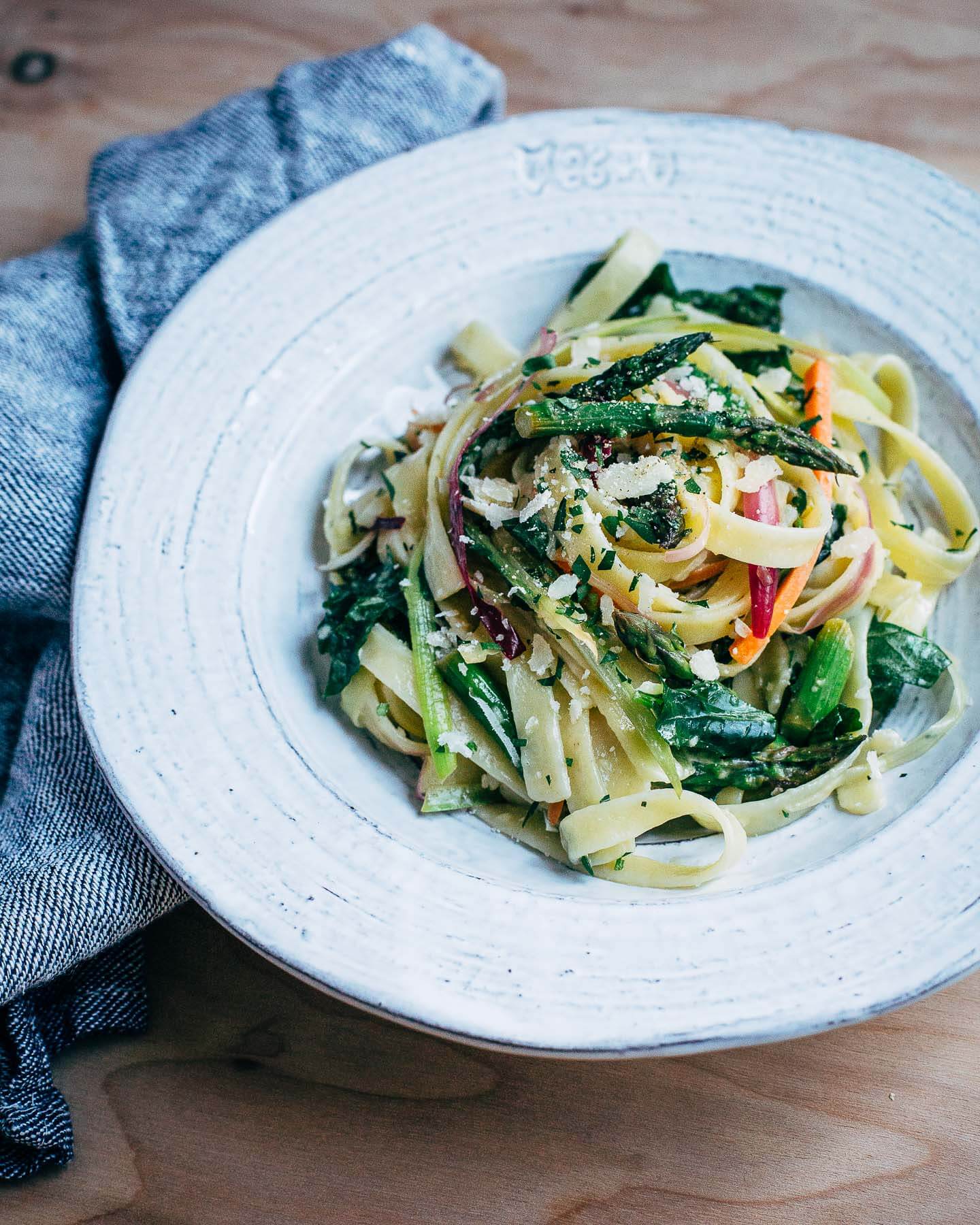 spring fettuccine primavera // brooklyn supper