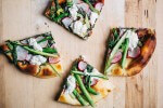 radish and asparagus flatbreads with ricotta // brooklyn supper