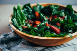 strawberry spinach salad with bacon // brooklyn supper