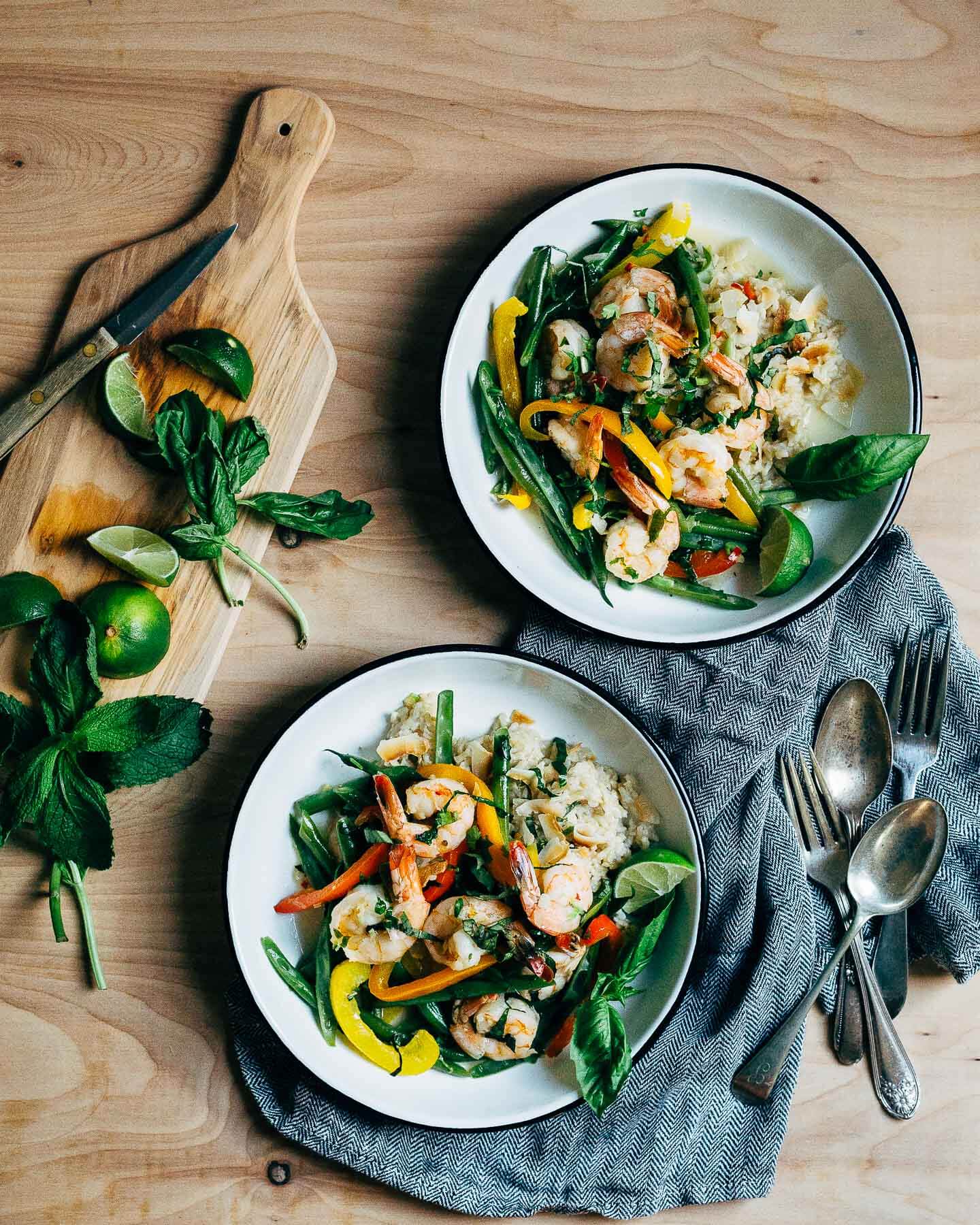 thai-style coconut milk and shrimp curry // brooklyn supper